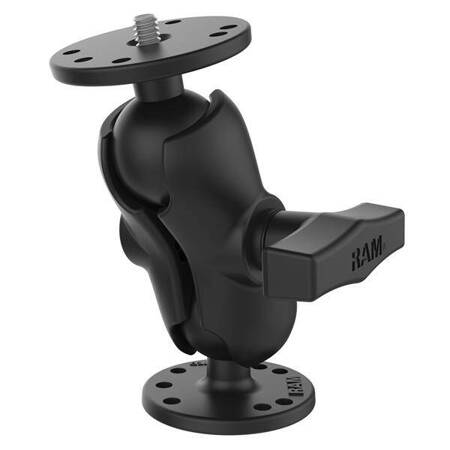 RAM® Double Ball Mount with 1/4"-20 Male Thread