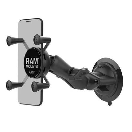 Uchwyt na telefon RAM® X-Grip® z podstawą przyssawki Twist-Lock™